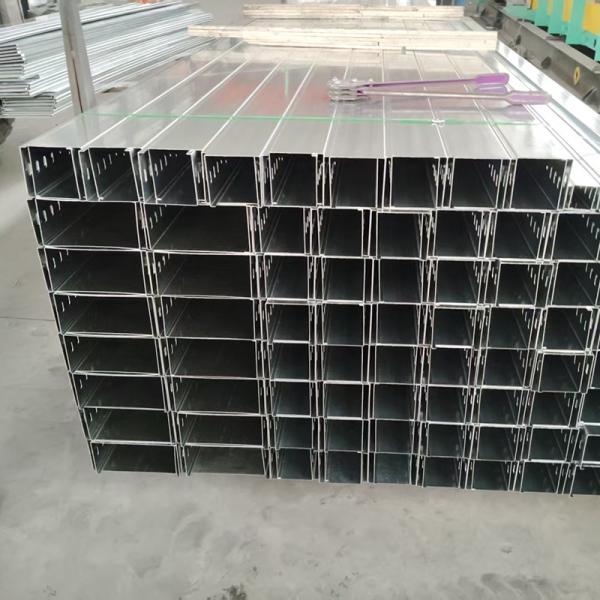 Industrial Cable Management Trough Powder Coated Stainless Steel Carbon Steel Or Aluminium