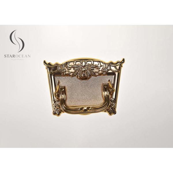 Роскошный дизайн Золото покрытое пластиковые рукоятки гроба Золото покрытое 100 кг подъемная масса P9802