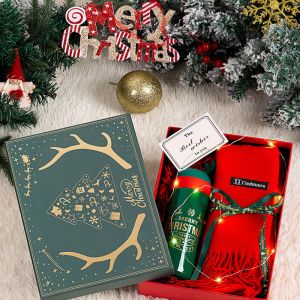 Customizable Christmas Birthday And Christmas Eve Rigid Gift Box Ideal For Apples Candies And More