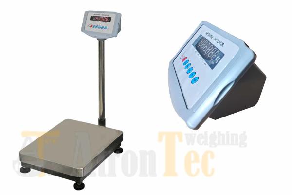 Plastic LED Display Bench Weighing Scale Accurate 5kg-600kg Capacity
