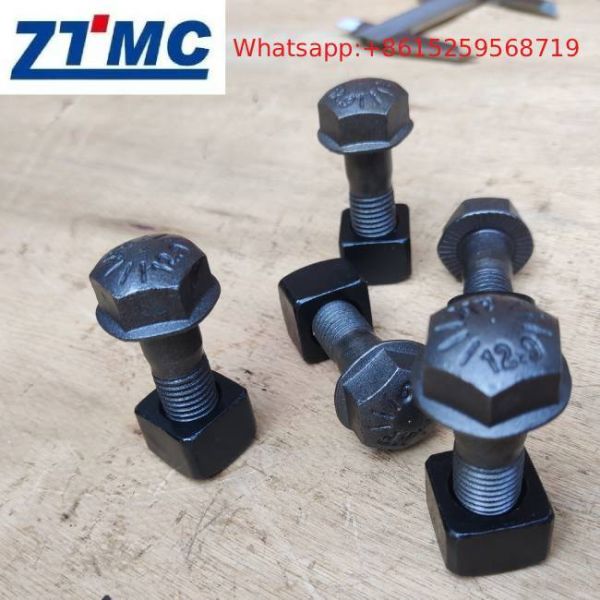 Excavator Undercarriage Track Bolts And Nuts 1j4947+2j3507 Plow Bolt and Nut