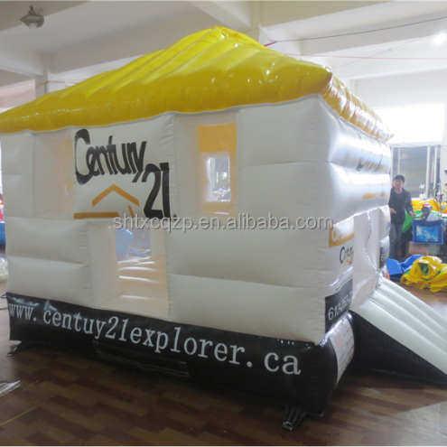Custom Inflatable Real Estate Promotion House Display with Printed Branding Panels