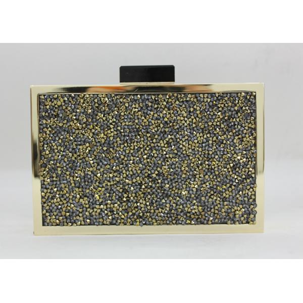 Two Side Mesh Rhinestone Evening Bags Bag Whole Colored For Female