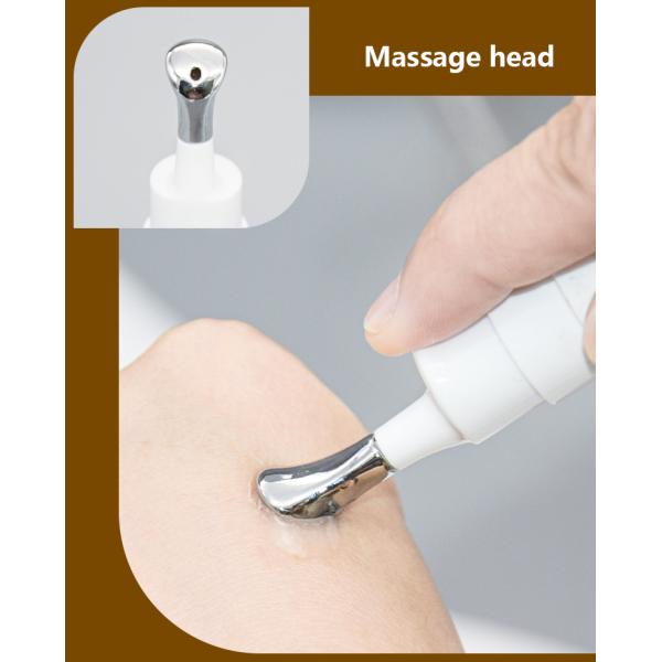 10ml 15ml PETG Roller Ball Massage Crème Pour Les Yeux Pompe Airless Bouteilles Tête De Pompe En Alliage De Zinc