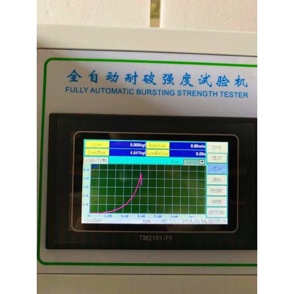 IS02759 ASTMD3786 Ring Crushing Strength Testing Machine PLC Control