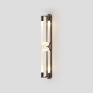 Modern Unique Design Gold Color Indoor Bedroom Bedside Lamp Luxury Art Deco LED