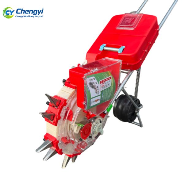 Manual Vegetable Planter Push Seed Sower with Rust-resistant Materials Precision-engineered Seed Plates and Compact Footprint