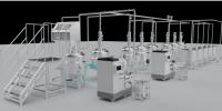 Cubo de mezcla de acero inoxidable pulido para agitación de champú mezclado fácil operación