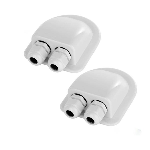 Waterproof IP68 ABS Solar Cable Entry Box with 6mm to 12mm Double Cable Entry for Solar Panel Installation