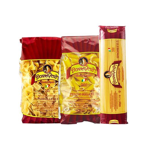 Wholesale best price clear BOPP plastic packaging for noodles/pasta bags packaging