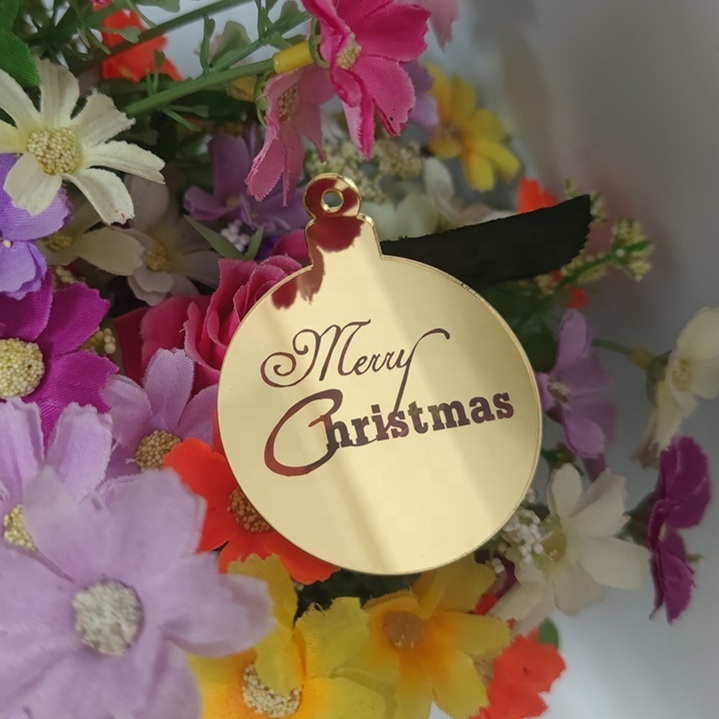 Easy Install DIY Christmas Decor Mirror with Acrylic Material High Definition