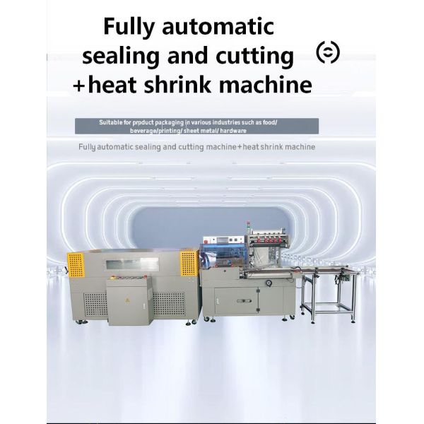 Fully Automatic CH-FQ450 Sealing and Cutting Heat Shrink Machine Mineral Water Heat Shrink Film Packaging Machine Plastic Sealing Machine