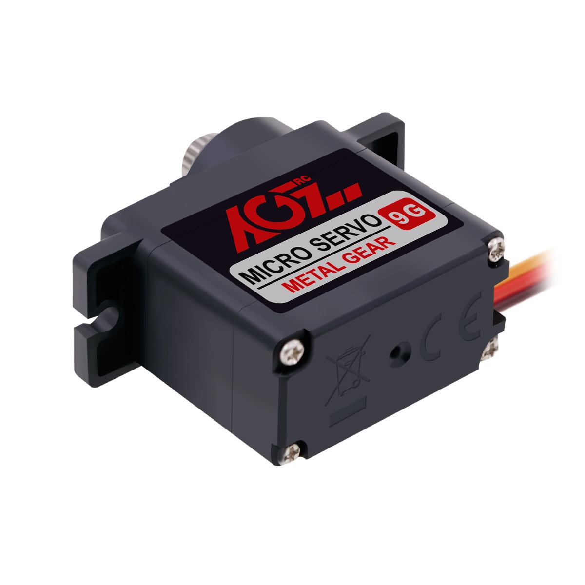 Hot AGF B9DLM 9g Metal Gear Mini Digital Servo 450 For Fixed-Wing Airplane 2.2KG Toy Robot GPS Motors Car Style Battery