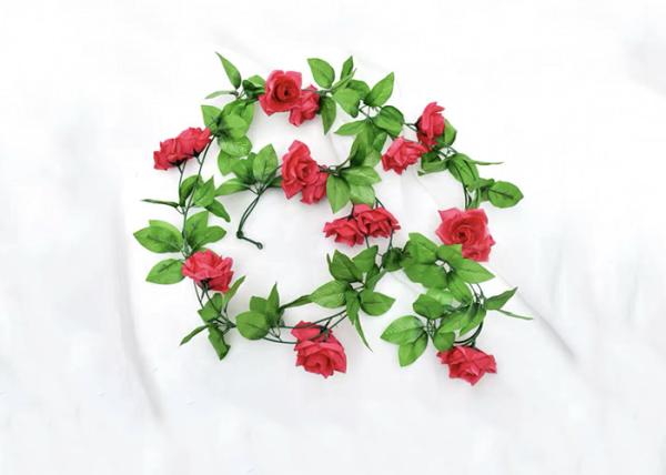 Christmas 6ft  Greenery No Fading Artificial Rose Vine