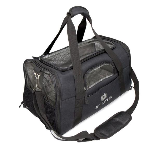 Luxurious Padded Interior Lined Pet Carrier Bag With Removable Roof Bars