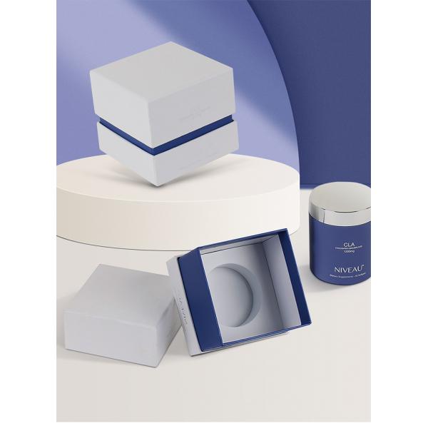 Fashionable Custom Skin Care Packaging Lid And Base Matt Lamination Versatile