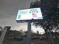 grande haute résolution extérieure imperméable utilisée populaire P5 P6 P8 P10 millimètre de taille accrochant le fond d'étape de location de concert