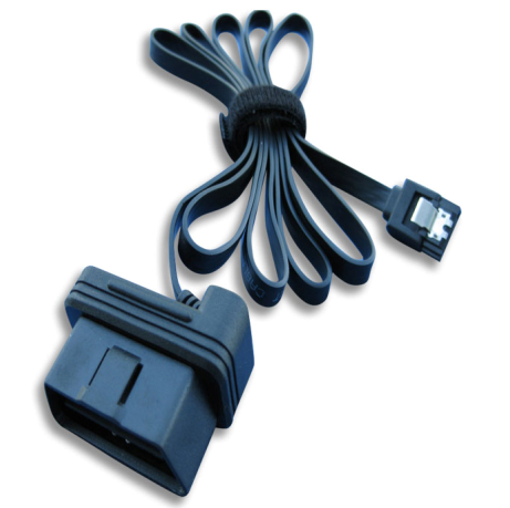Black Ribbon OBD2 RJ45 to Ethernet OBD II Male to RJ45 Cable for Temperature Range -20-80°C User-friendly