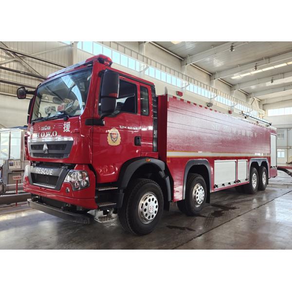 Chinese Chassis 6×4 Drive 276kw Engine Motorized Water Tanker Fire Truck