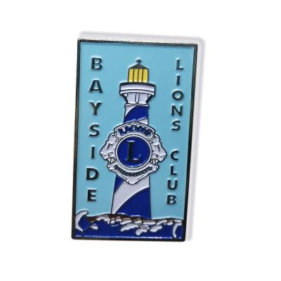 Custom Embossed Enamel Personalised Metal Pin Badges OEM Pantone Color