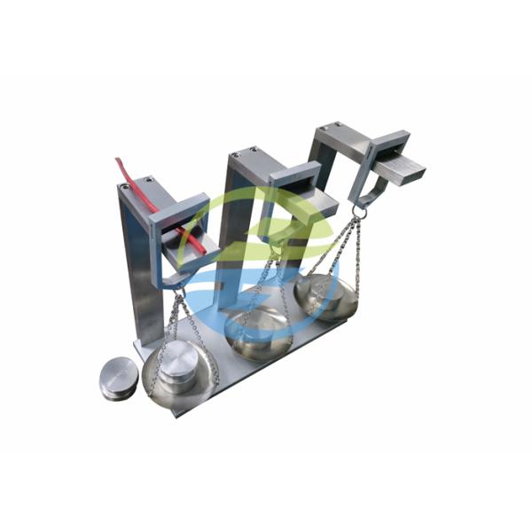 IEC60811-3-1 High Temperature Indentation Device With 90° And 120° Sector - Shaped Profile