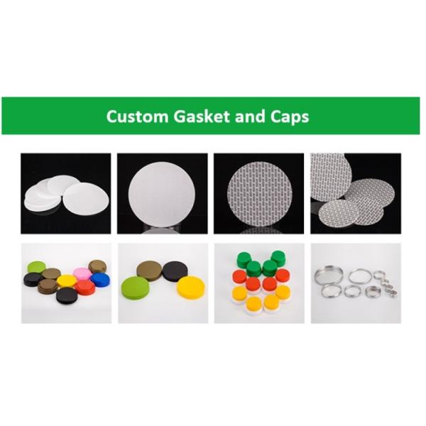 1oz 2oz 4oz 8oz Clear Plastic Jars Food Storage PET Straight Sided With Aluminum Caps