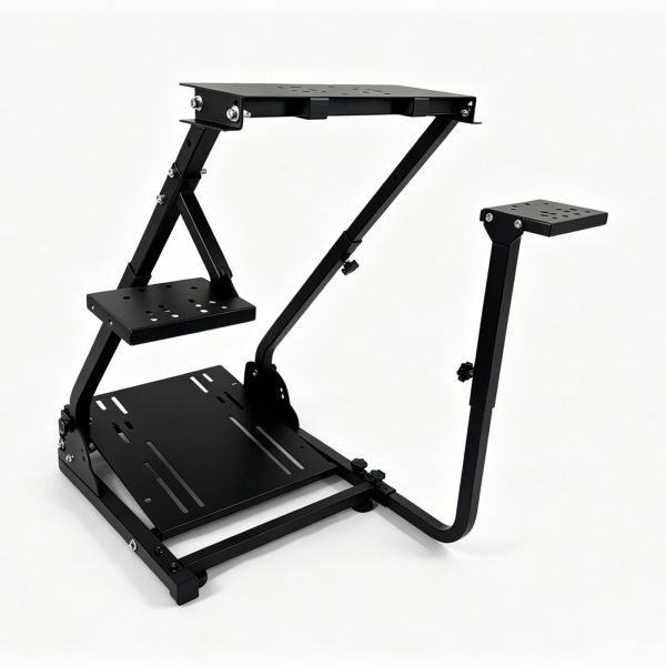 Matt Black Racing Simulator Rig Gaming Cockpit For Logitech G29 G920 G923