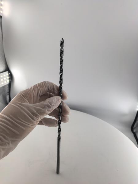 High Cleanliness Solid Carbide Flat Bottom Drill Bit 12mm Diameter Internal Coolant