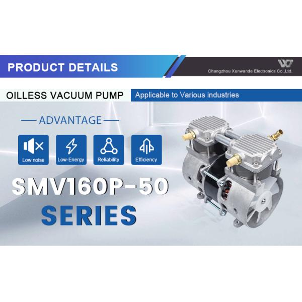 -87 КПА 50 л/мин Тихий вакуумный всасывающий насос мощностью 160 Вт для медицинского применения