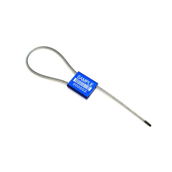 US-CC251 Aluminium Cable Security Seals Pull Tight Locking Mechanism For Containers