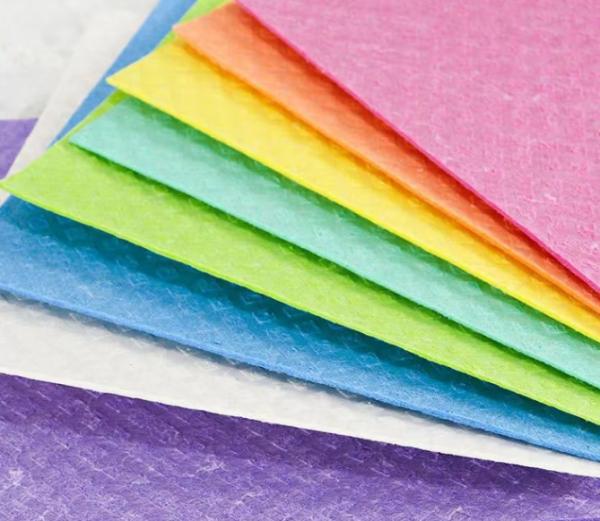 Tissu de cellulose biodégradable séché rapidement réutilisable écologique