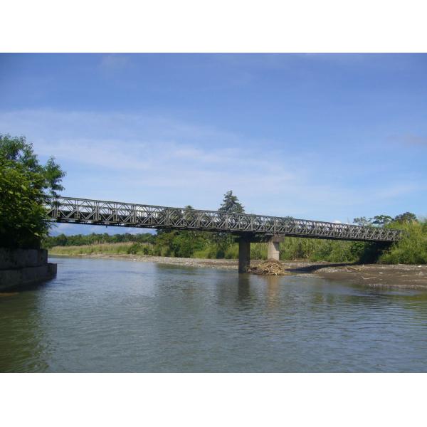 Prefabricated Delta Bailey Bridge High Stiffness For Commercial