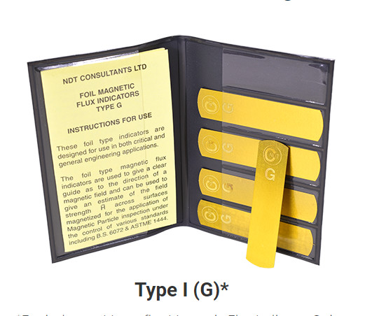 Burmah Castrol Magnetic Field Flux Strips Type I G Type II A Permeable Magnetic Steel Sandwiched Between Two Brass Plates