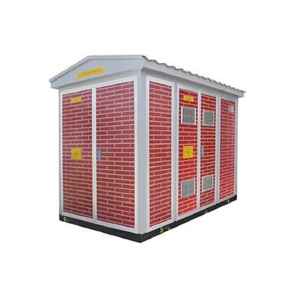 Pad Mounted Transforme Outdoor Three Phase Box Type 550KV Power Transformer Distribution Substation with steel structure