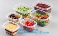 Recipiente de alimento da caixa do vácuo transparente/caixa de armazenamento frescos para o alimento, bagpla do bagease da caixa do depositário do alimento da preservação do frescor