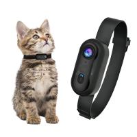 Pequeña cámara portátil de visión nocturna para mascotas collar HD 1080P Control de voz de audio bidireccional
