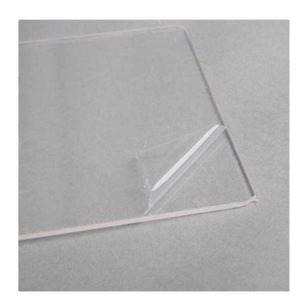 40mic 50mic 60mic Thickness Self Adhesive PE Protective Film For Plexi Glass Surface