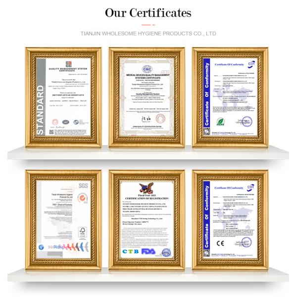 Бесплатные образцы менструального абсорбента для медицинского применения