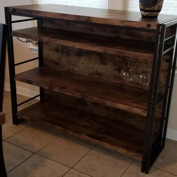 Modern Design Style Cabinet for Wine and Liquor Display in Living Room Organization