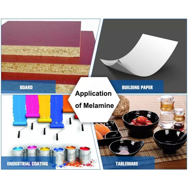 99.8% Pure Melamine Powder For Amino Molding Plastic Material