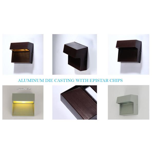 Wall Mounted Square 3W LED Outdoor Wall Lights IP65 For Pathway Staircase