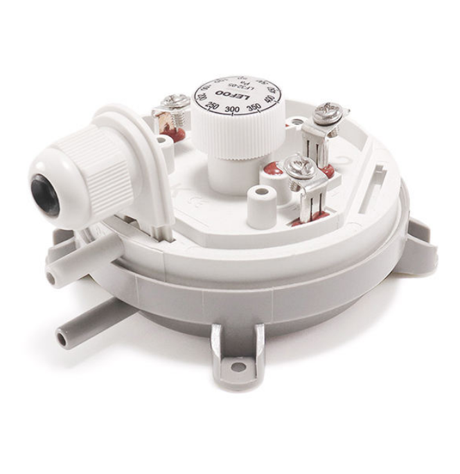 Differential Pressure Switch 50~5000pa Waterproof Heating Ventilation Furnace Vent Air Pressure Switch