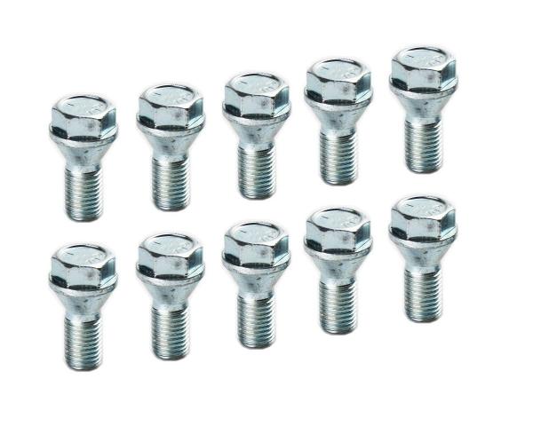Durable Short Head Bolts Zink Plated , VW / AUDI Wheel Spacer Adapter Accessories
