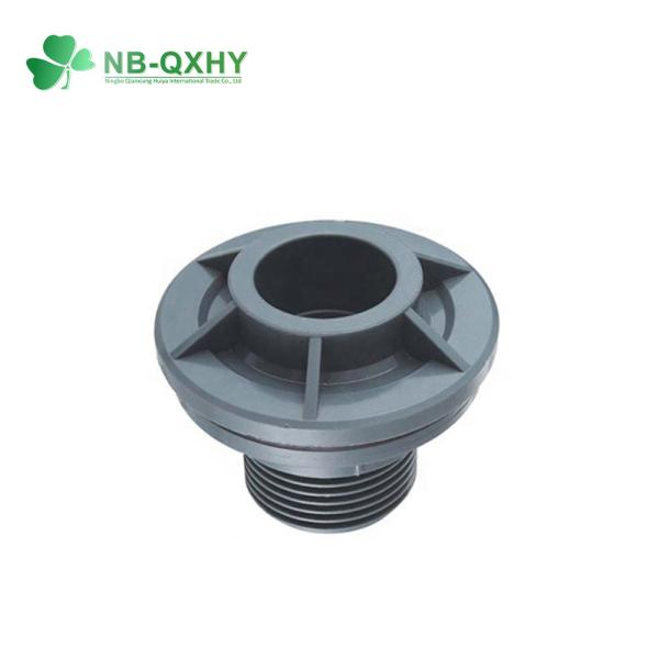 UV Protection Plastic Threaded Water Tank Connector with 1/2 2 Inch Head Code Round