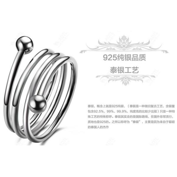 Thai Silver Rings silver jewelry wholesale European style rings for men and women exaggera