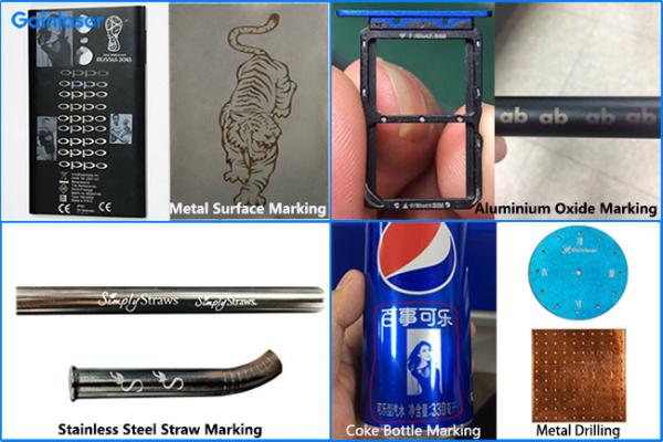 Portable 3Watt 2000mm/S Laser Etching Machine For Metal