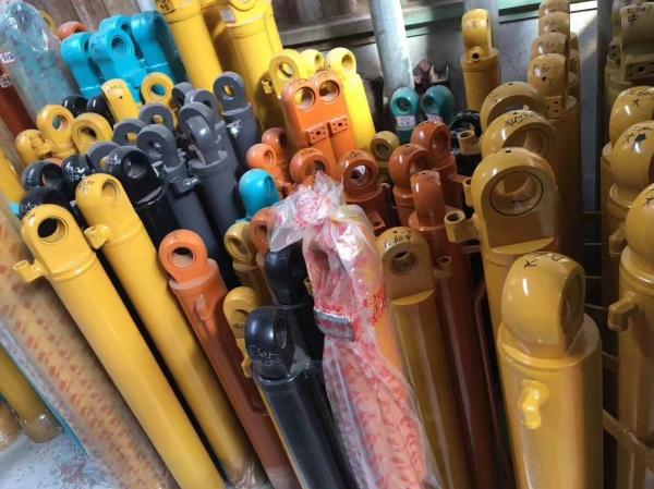 Gradeiros de motor de braço de escavadeira e cilindro hidráulico de gancho para construção pesada