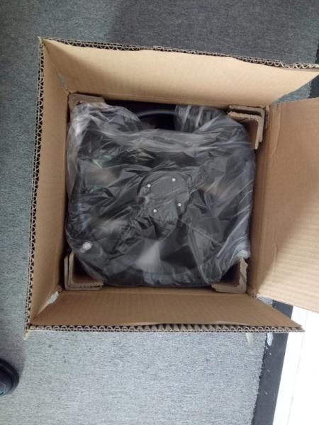 11 Inch AC 220V Axail Industrial Cooling Fans Ball Bearing Black Painting Aluminue Frame