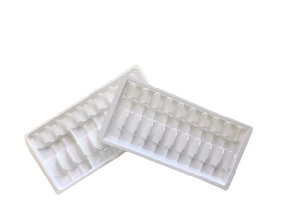 Blister para injecção de água branca Embalagem 1mlx10 embalagem de plástico dentro da embalagem da garrafa da ampola