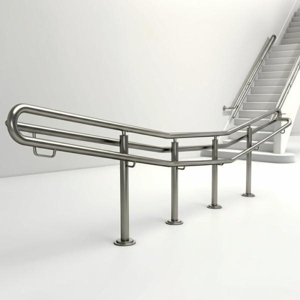Impact-Resistant Stainless Steel Handrails for Heavy-Duty Use